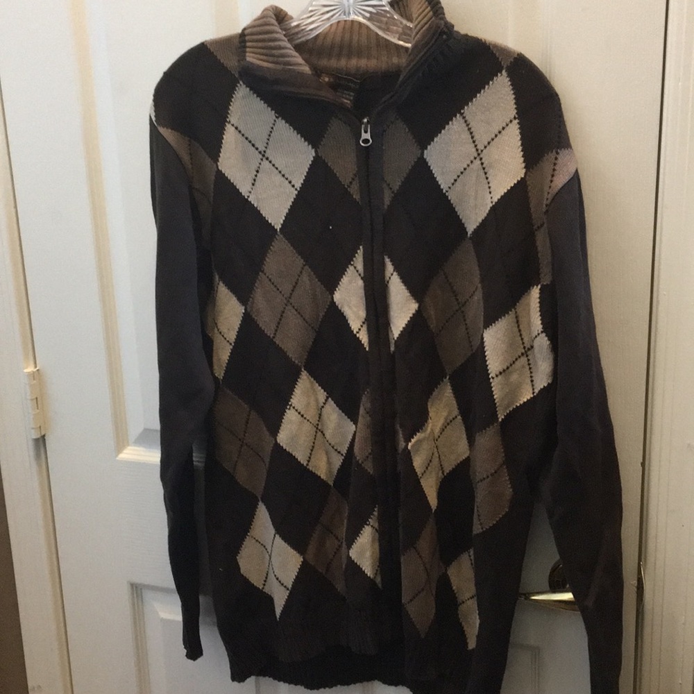 FINAL MARKDOWN Men’s retrofit Zip-front Sweater (XL)